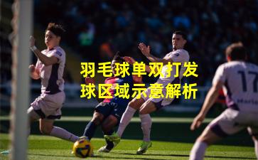 羽毛球单双打发球区域示意解析